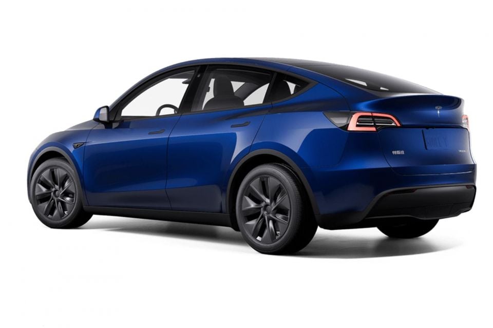Previous Chinese-market Model Y update