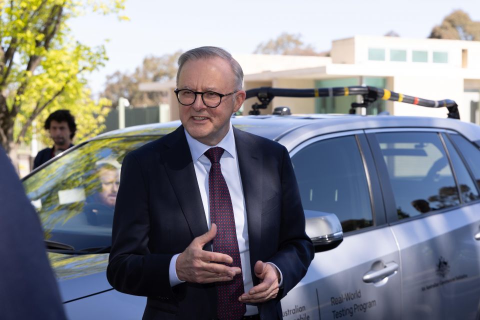 Prime Minister Albanese at the AAA program launch in October