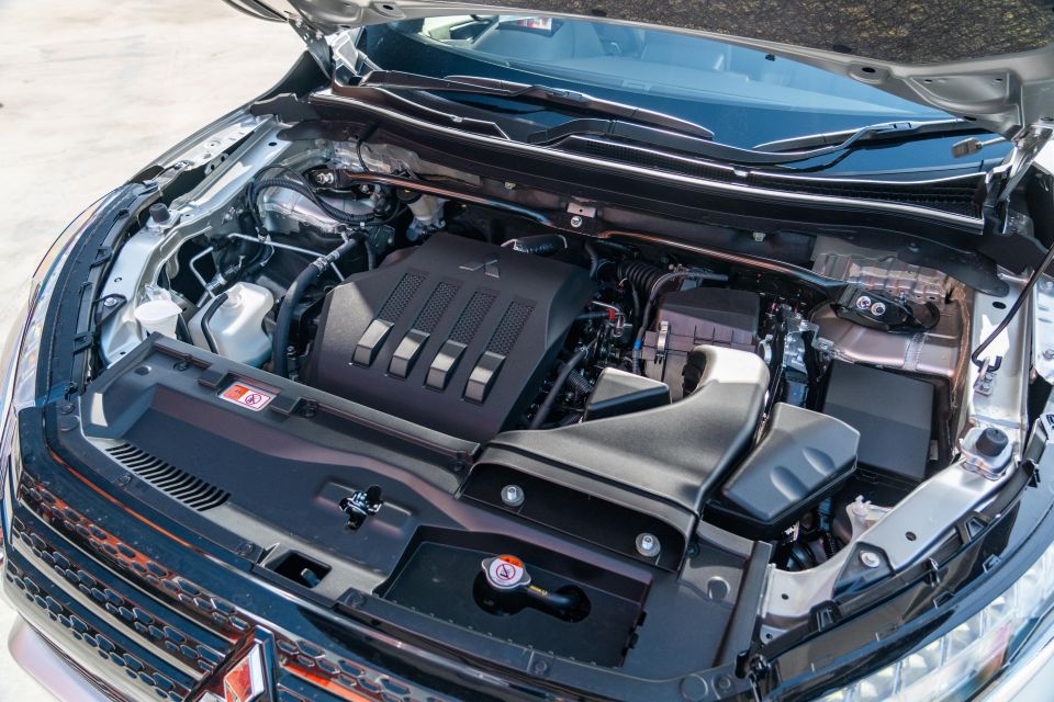 Turbocharged Mitsubishi Eclipse Cross engine
