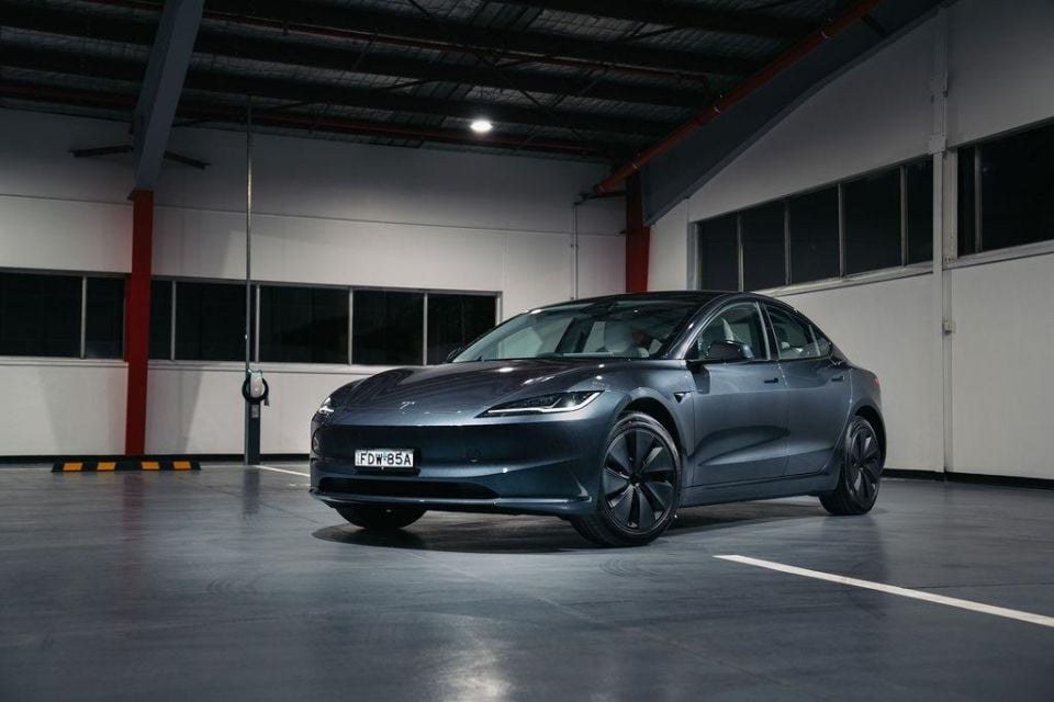 The Tesla Model 3 runs exclusively on electric power