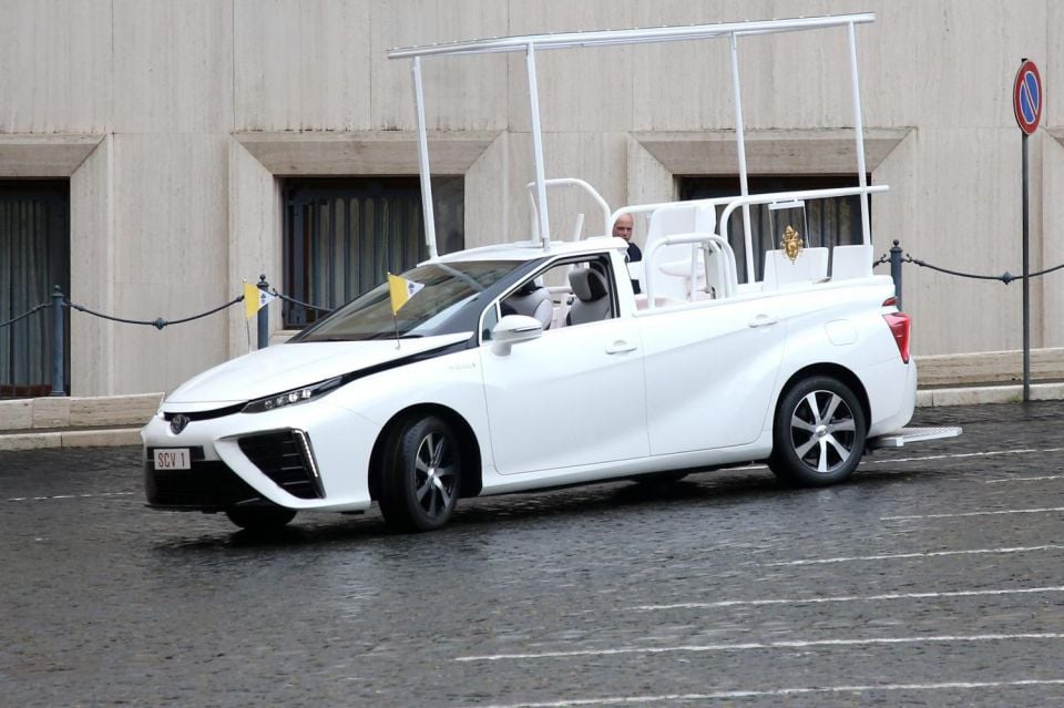 Toyota Mirai Popemobile