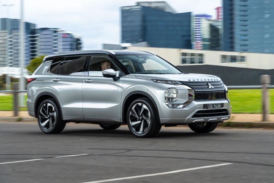 MY23 Outlander PHEV Exceed Tourer shown