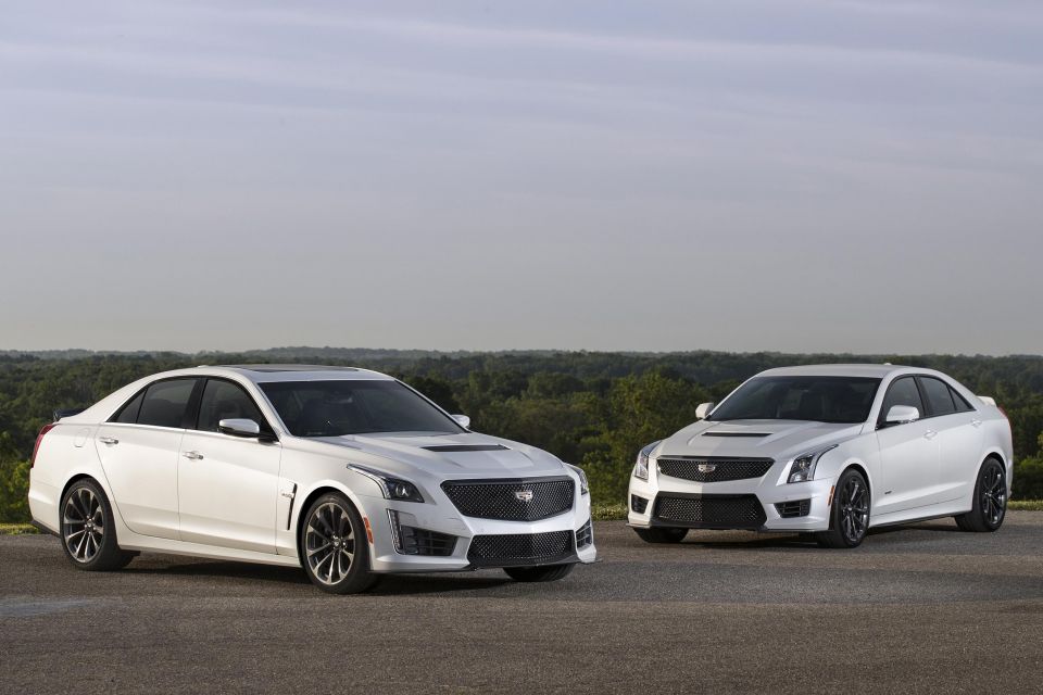 ATS-V (right) and third-gen CTS-V (left)