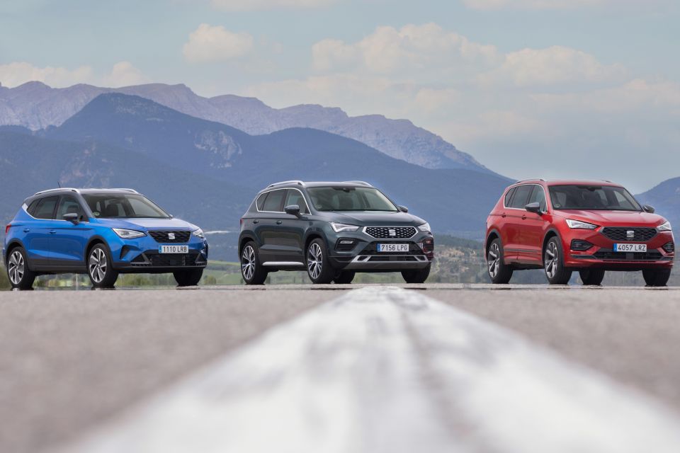 SEAT Arona, Ateca and Tarraco