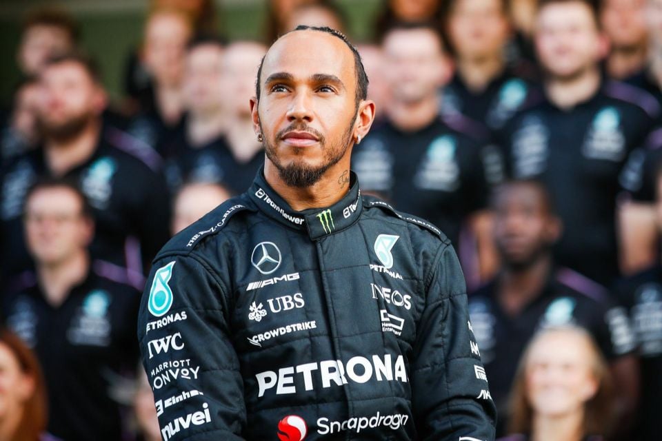 Seven-time F1 champion Lewis Hamilton