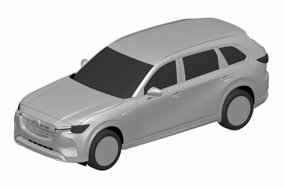 Mazda CX-80 patent skematics
