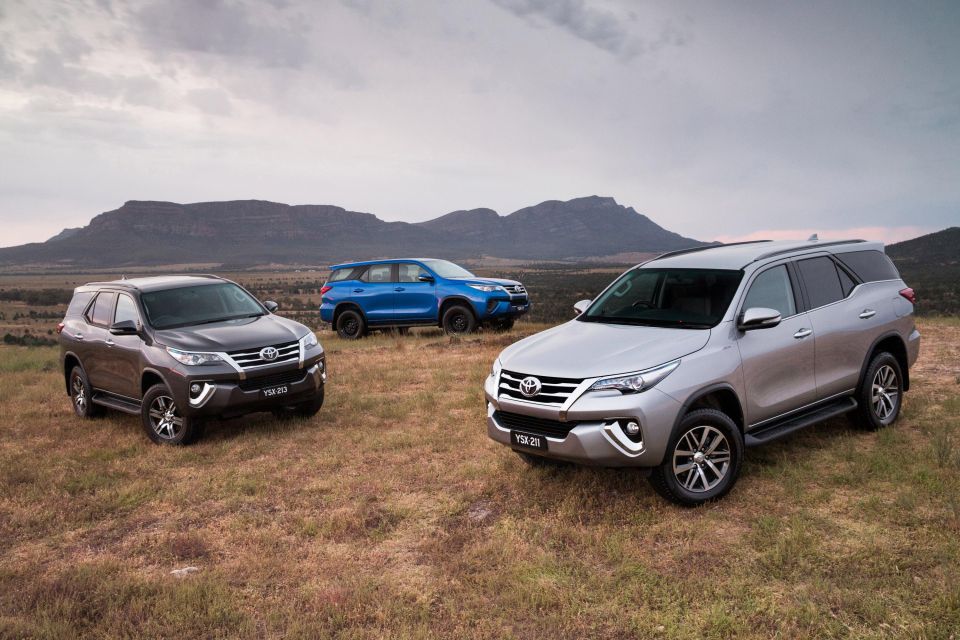 2015 Toyota Fortuner range
