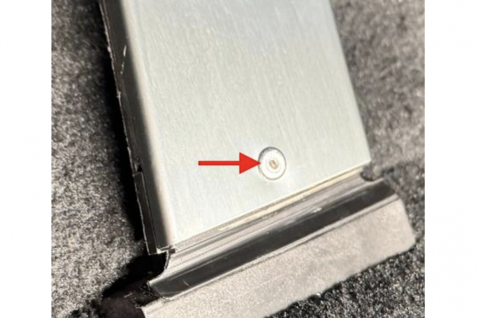 The installed rivet