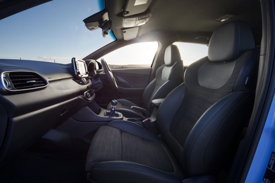 Comfort Package seats (pre-update model shown)