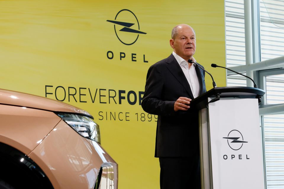 German Chancellor Olaf Scholz