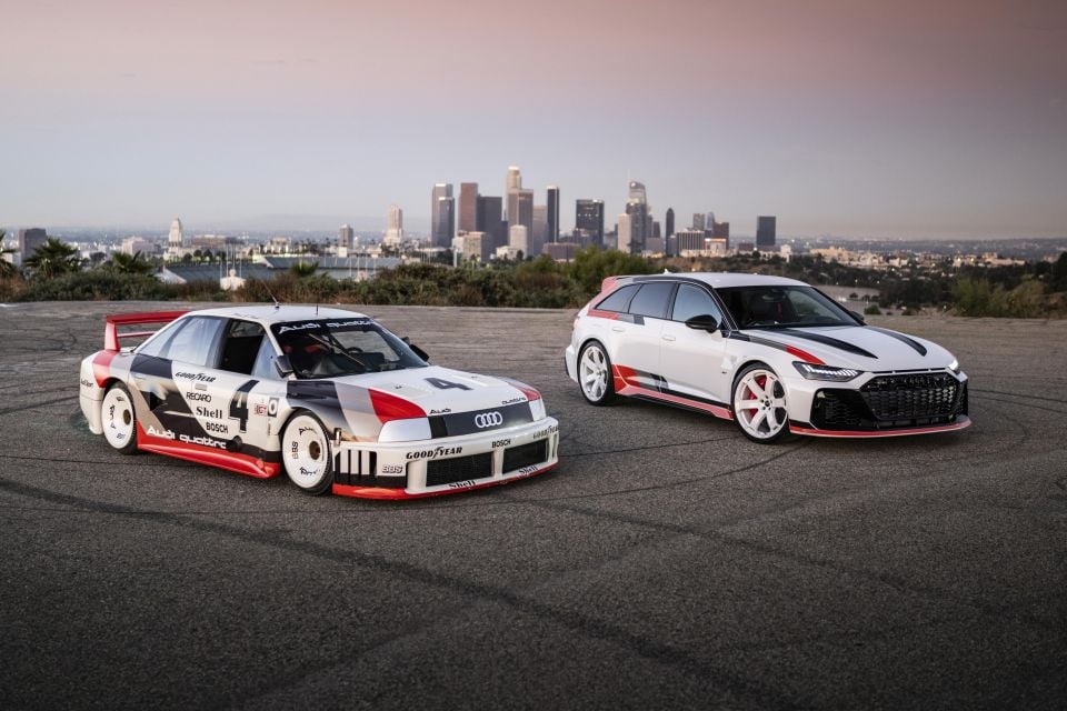 Audi 90 quattro IMSA and RS6 Avant GT