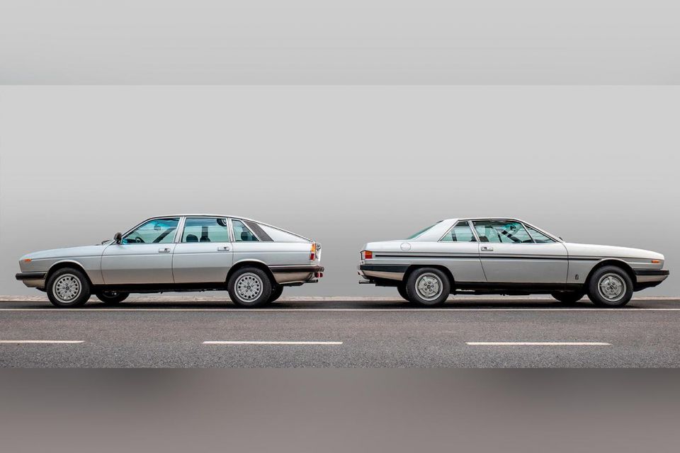 Original Gamma fastback (left) and coupe (right). Credit: FCA Heritage