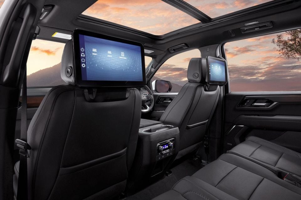 Backseat view