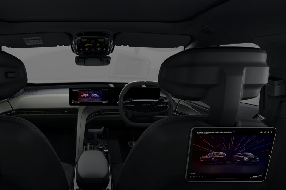 BE 6e interior