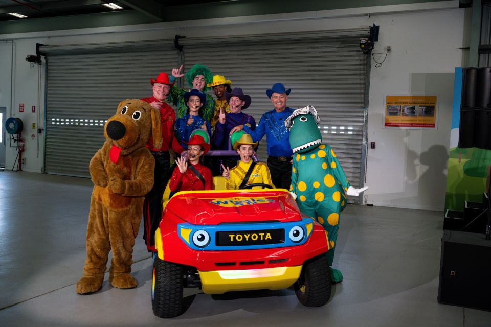 Toyota Big Red Ute with The Wiggles