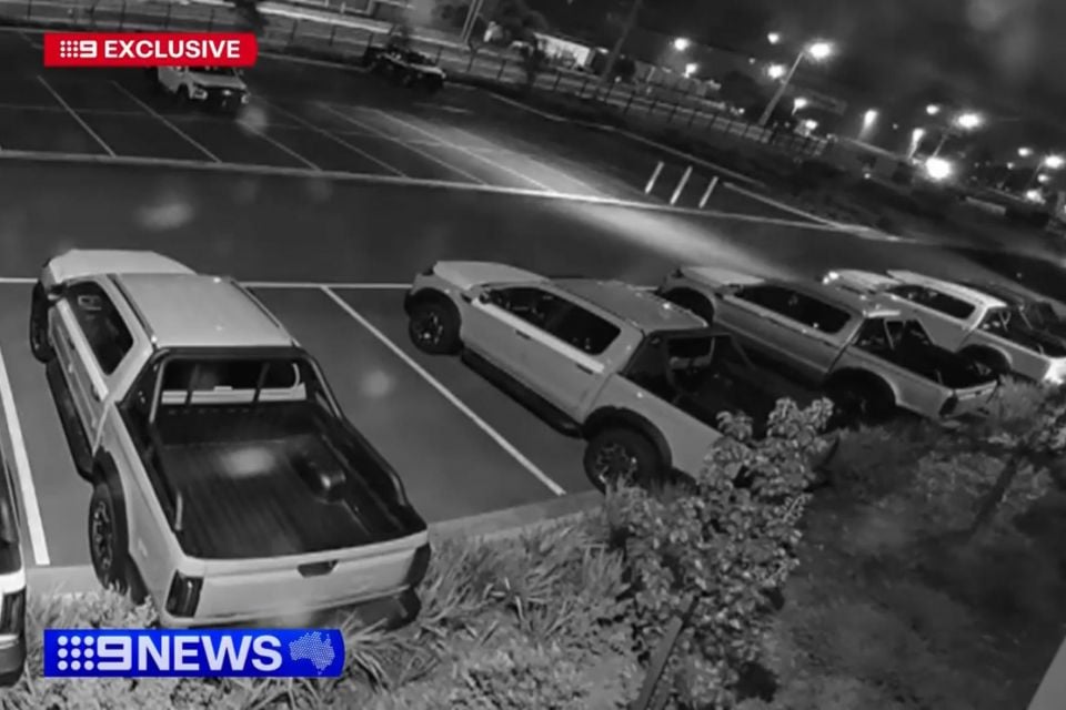 CCTV images courtesy of Channel Nine