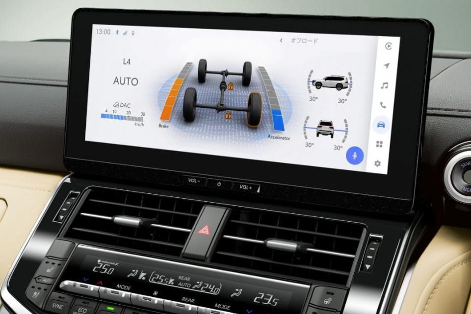 VX and up’s 12.3-inch screen