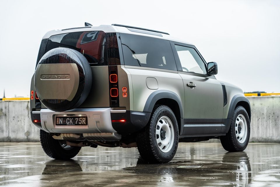 Current Land Rover Defender pictured throughout