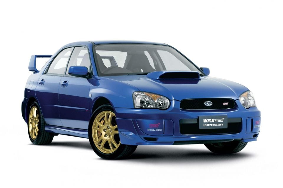 Second-gen Impreza WRX STI, first facelift (blobeye)
