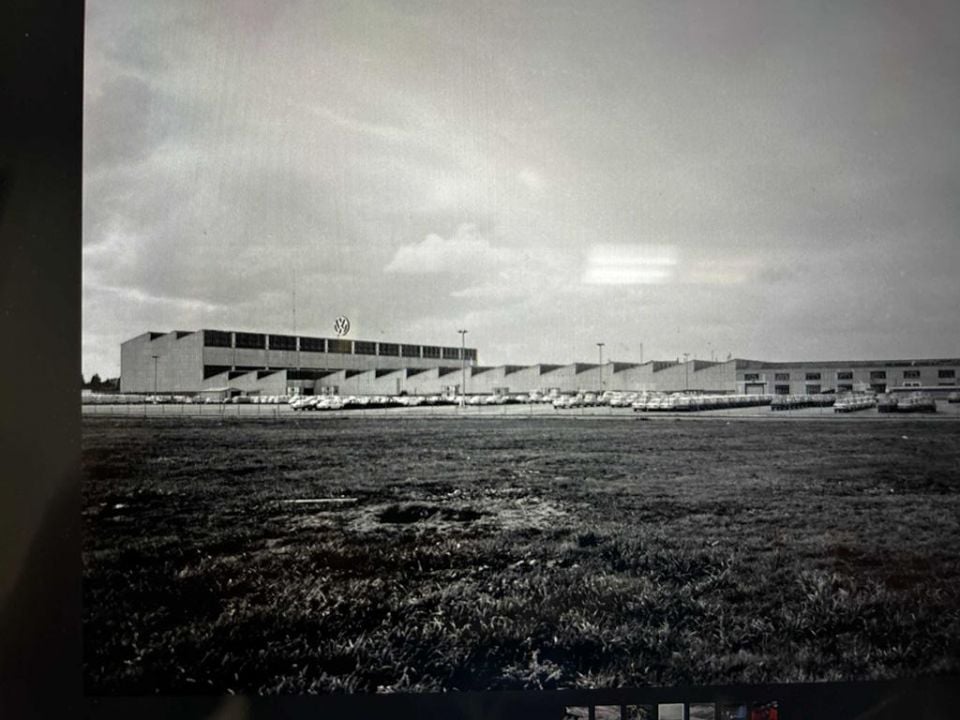 Volkswagen factory at Clayton, 1969. Credit: Monash Public Library Service (2021)