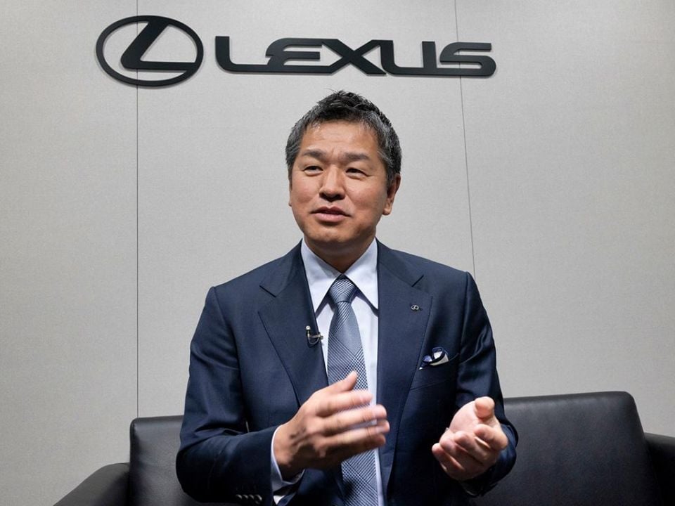 Lexus president Takashi Watanabe