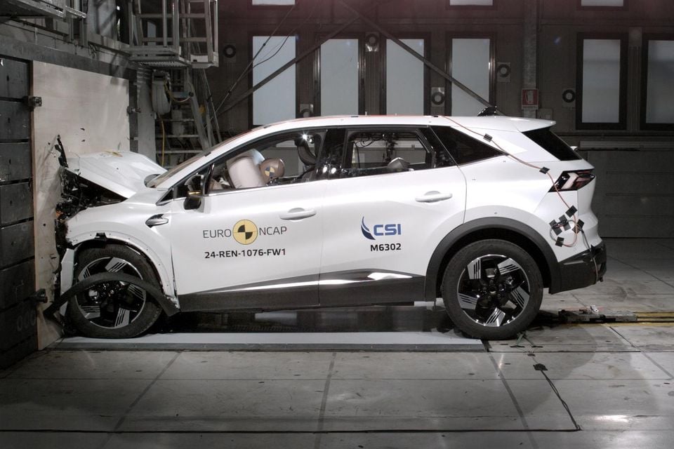 Euro NCAP testing of the Renault Symbioz