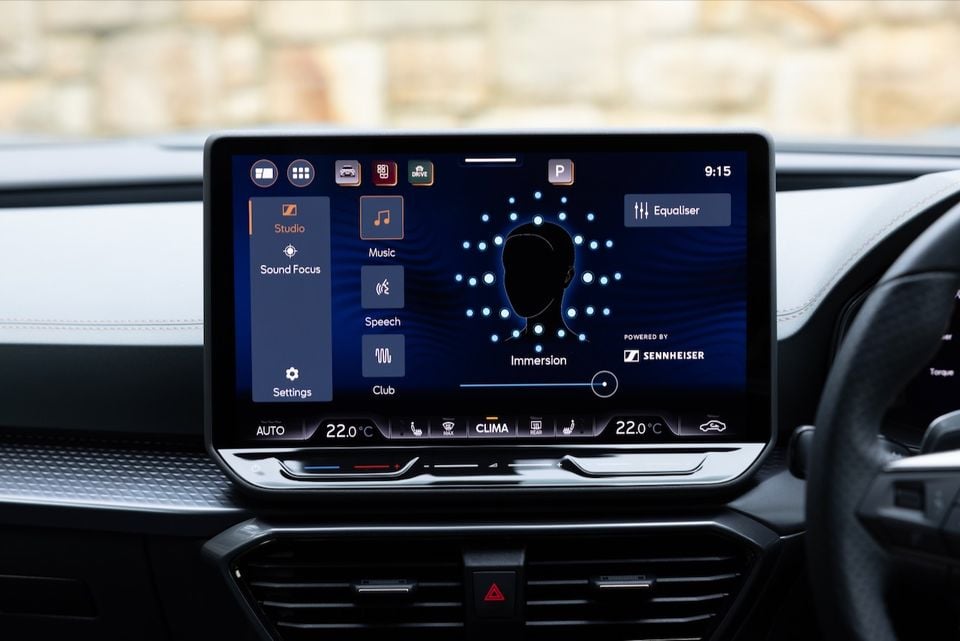 2026 CUPRA Formentor VZX infotainment