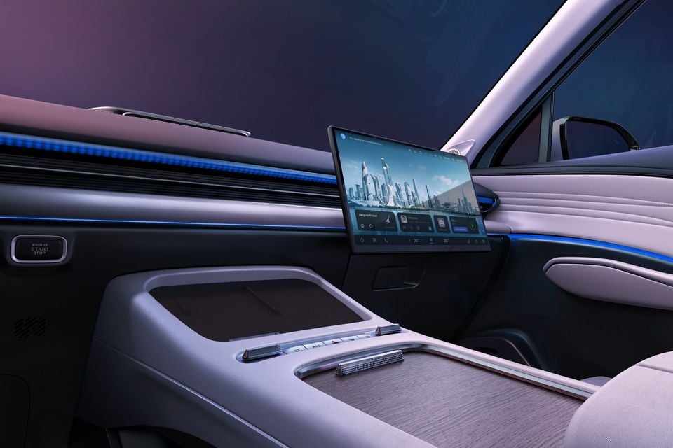 Left-hand drive model shown