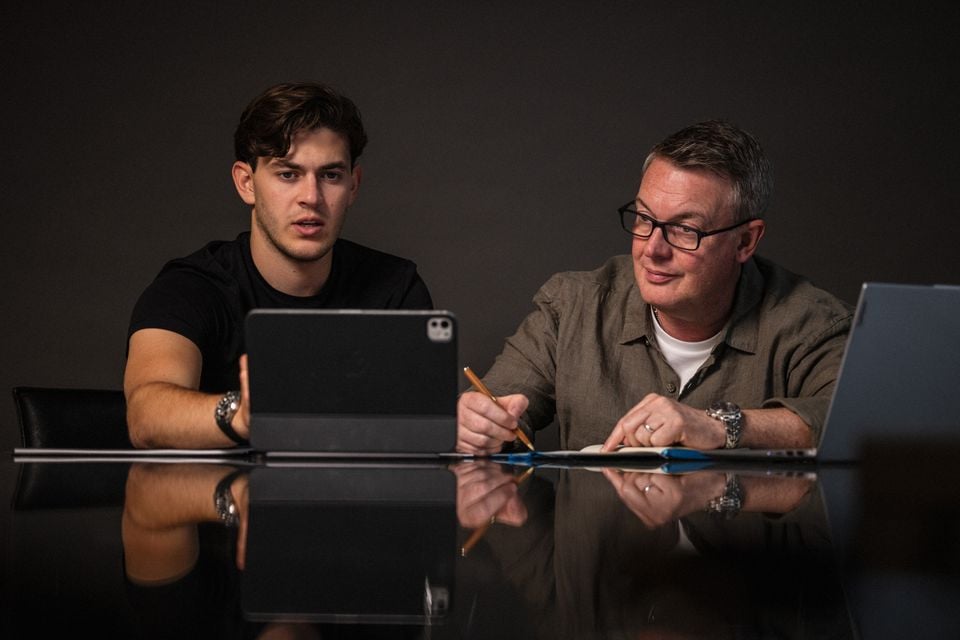 Santiago Sánchez Rivero (L) and Paul Arkesden (R).