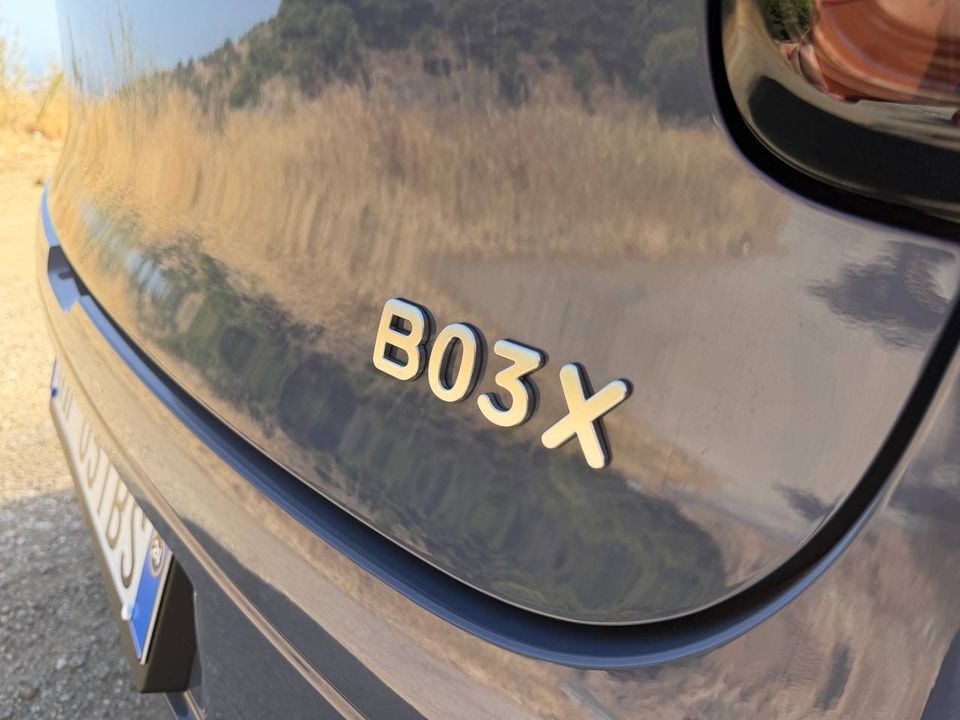 B03X model badge on the rear of the Leapmotor small SUV