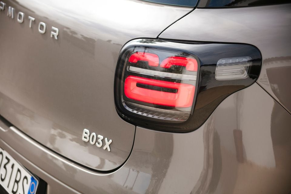 Leapmotor B03X exterior rear taillight and badge detail