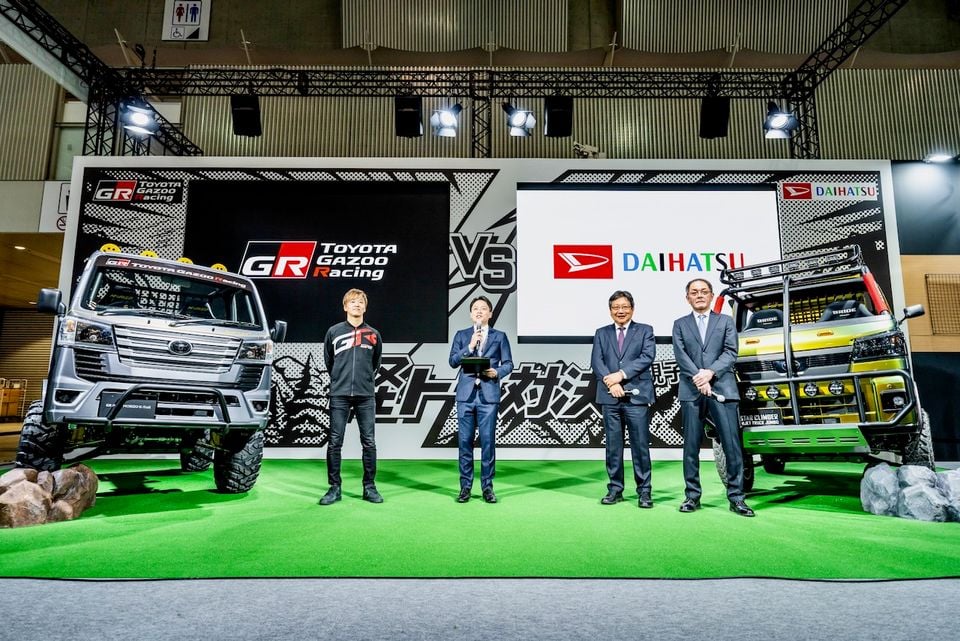 Toyota and Daihatsu 'kei truck' concepts at the 2025 Tokyo Auto Salon