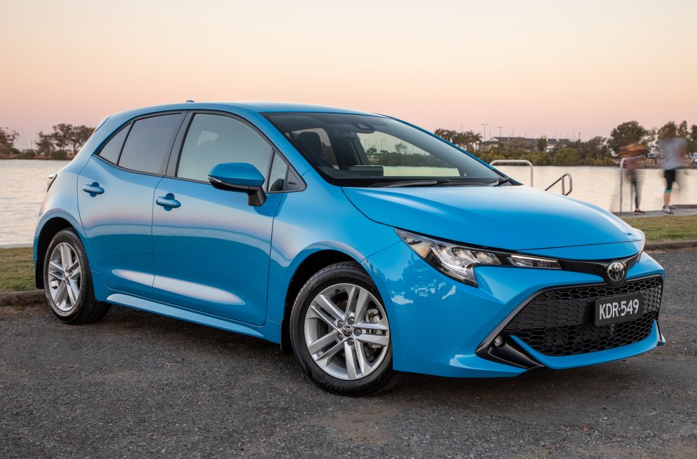 Toyota corolla on sale hybrid blue